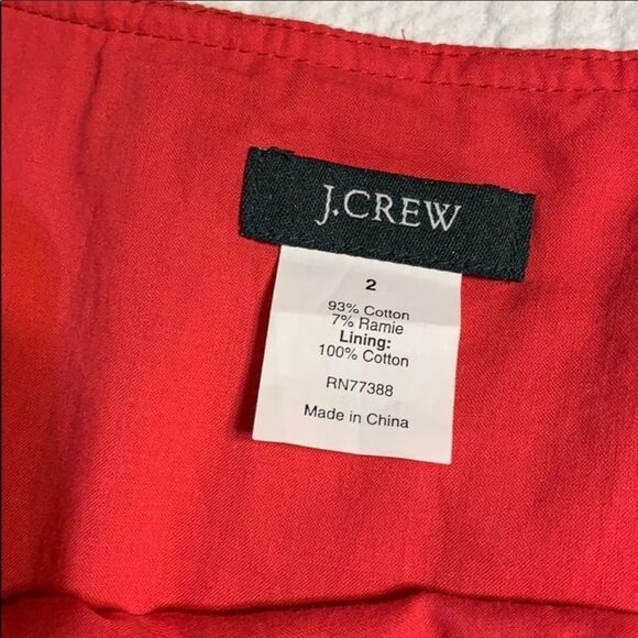 J. Crew Pleated Flower Skirt. - Picture 7 of 8